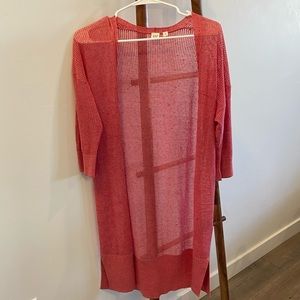 Pink Gap Short Sleeve Cardigan